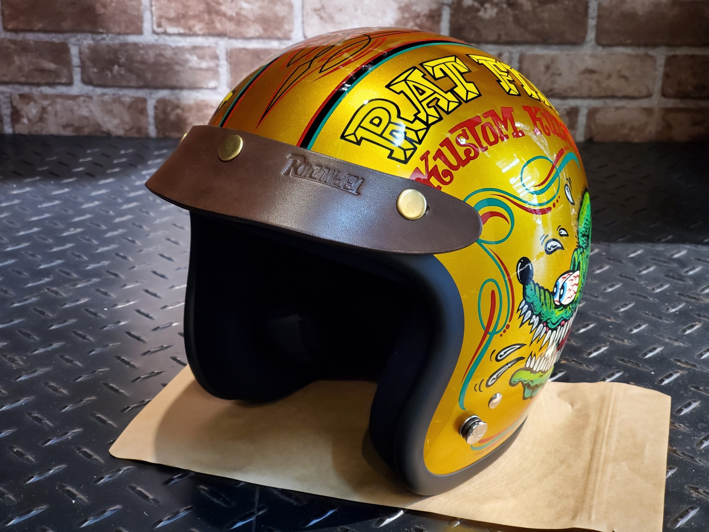 RMYWAY LHB-03 短帽簷 焦木 皮帽簷