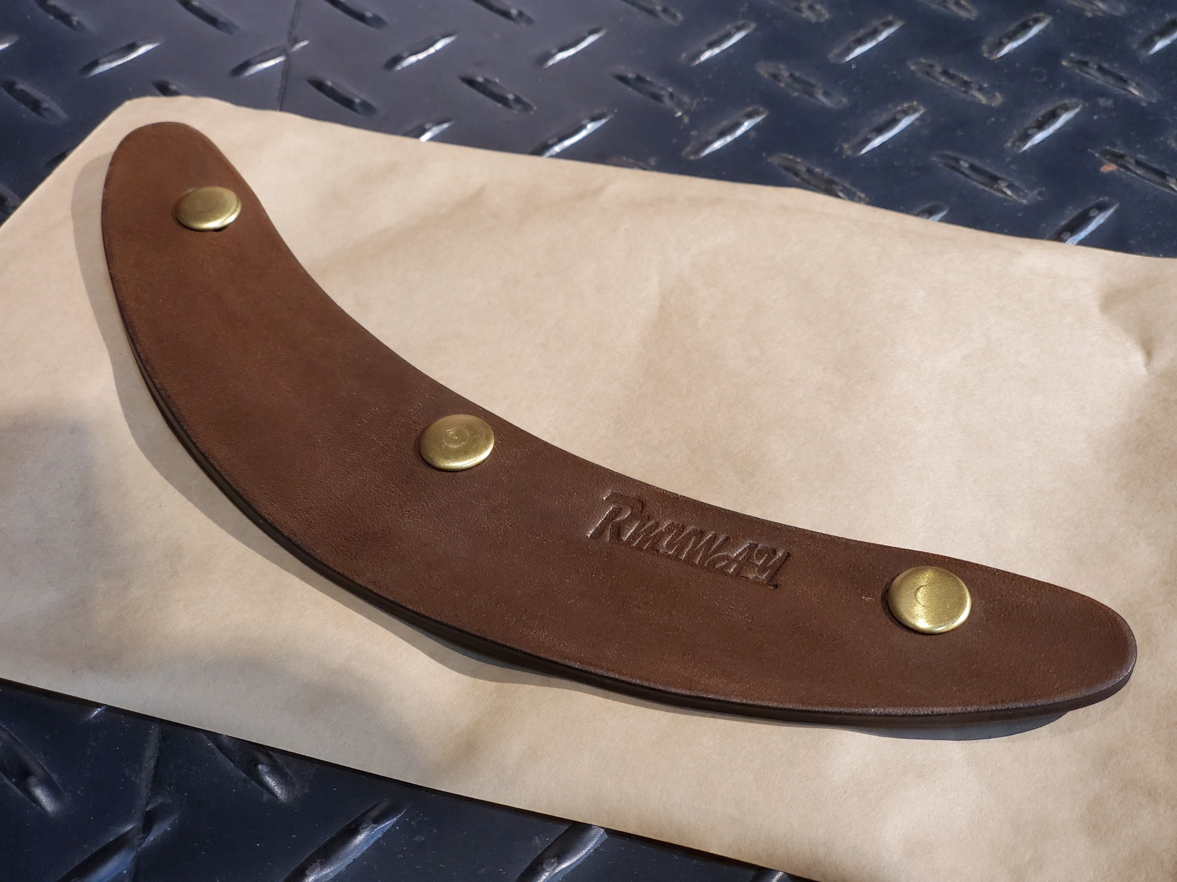 RMYWAY LHB-03 短帽簷 焦木 皮帽簷