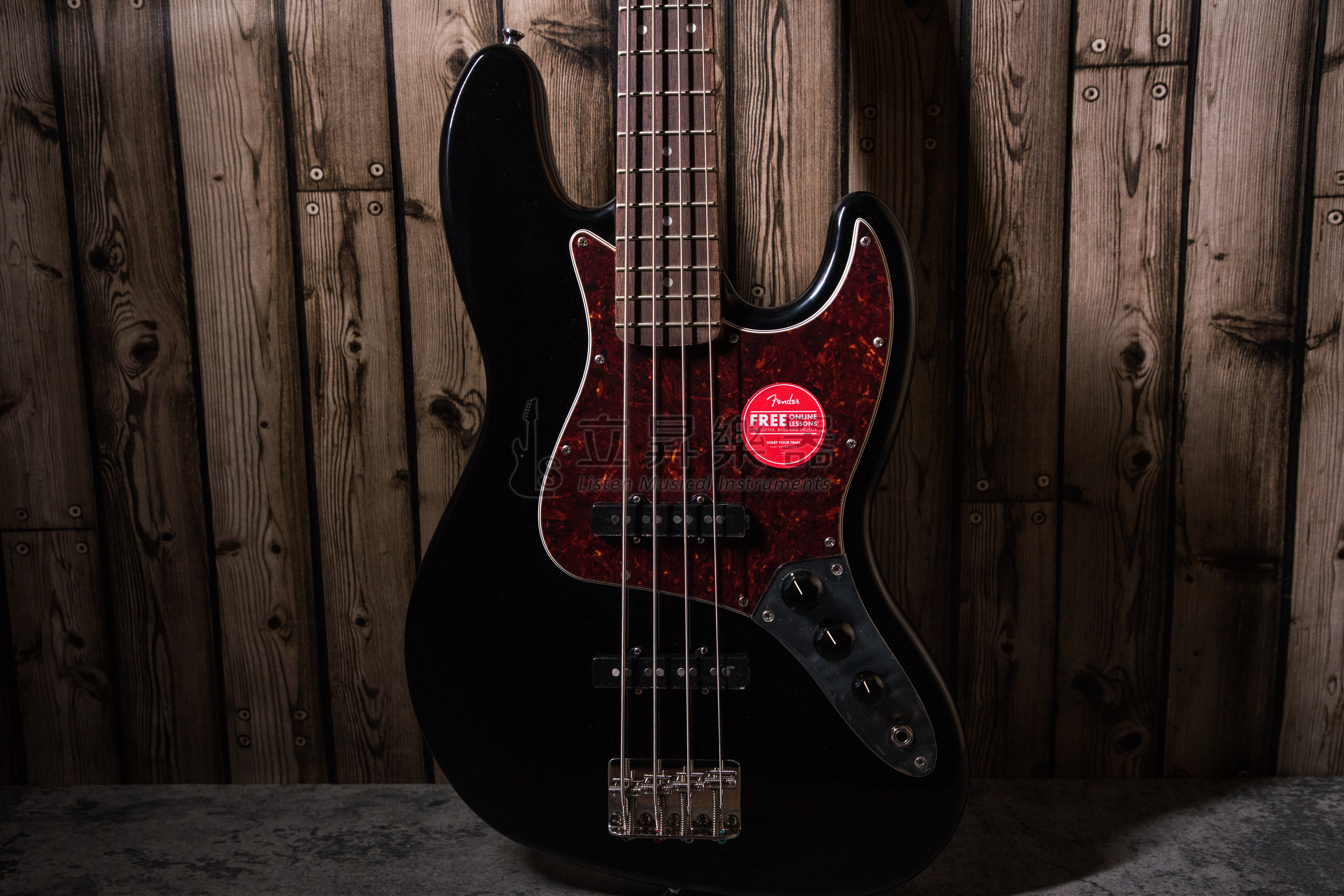 Fender Fender Squier Classic Vibe 60S Jazz Bass LRL BLK 黑色 附RockBag 加厚防潑水琴袋 第 3 張圖片｜三峽吉他 / Bass