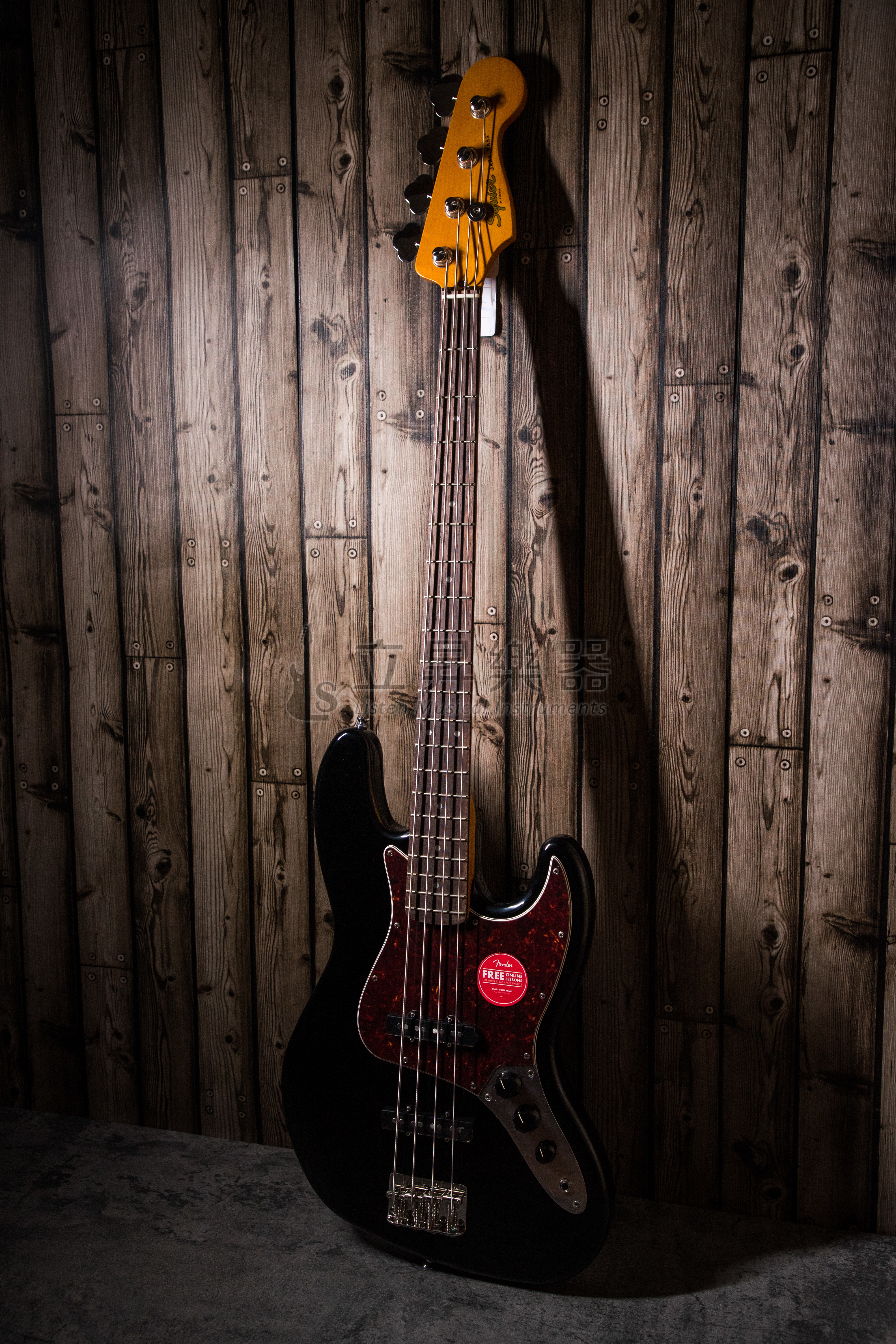 Fender Squier Classic Vibe 60S Jazz Bass LRL BLK 黑色 附RockBag 加厚防潑水琴袋