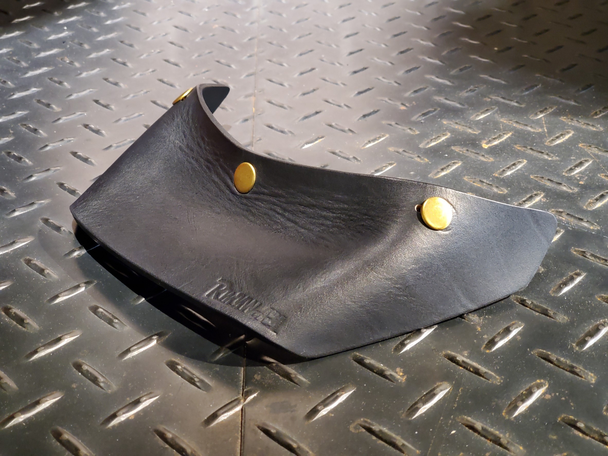 RMYWAY LHB-01 長帽簷 暗黑 皮帽簷