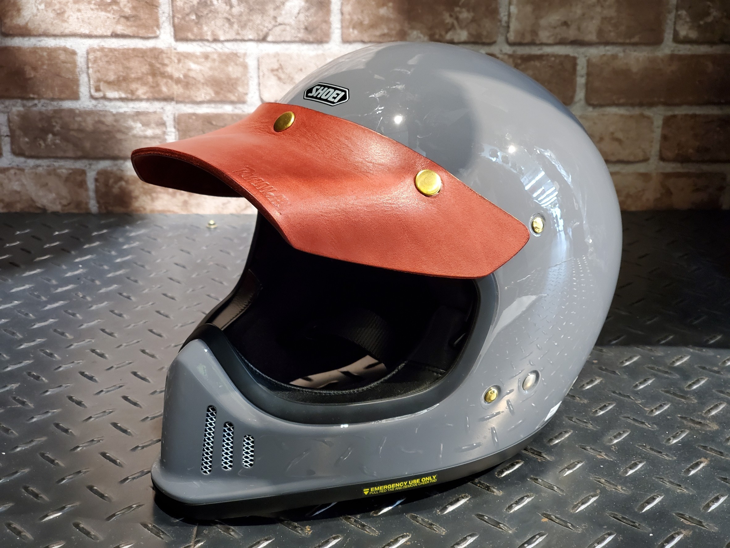 RMYWAY LHB-01 長帽簷 咖啡紅 皮帽簷