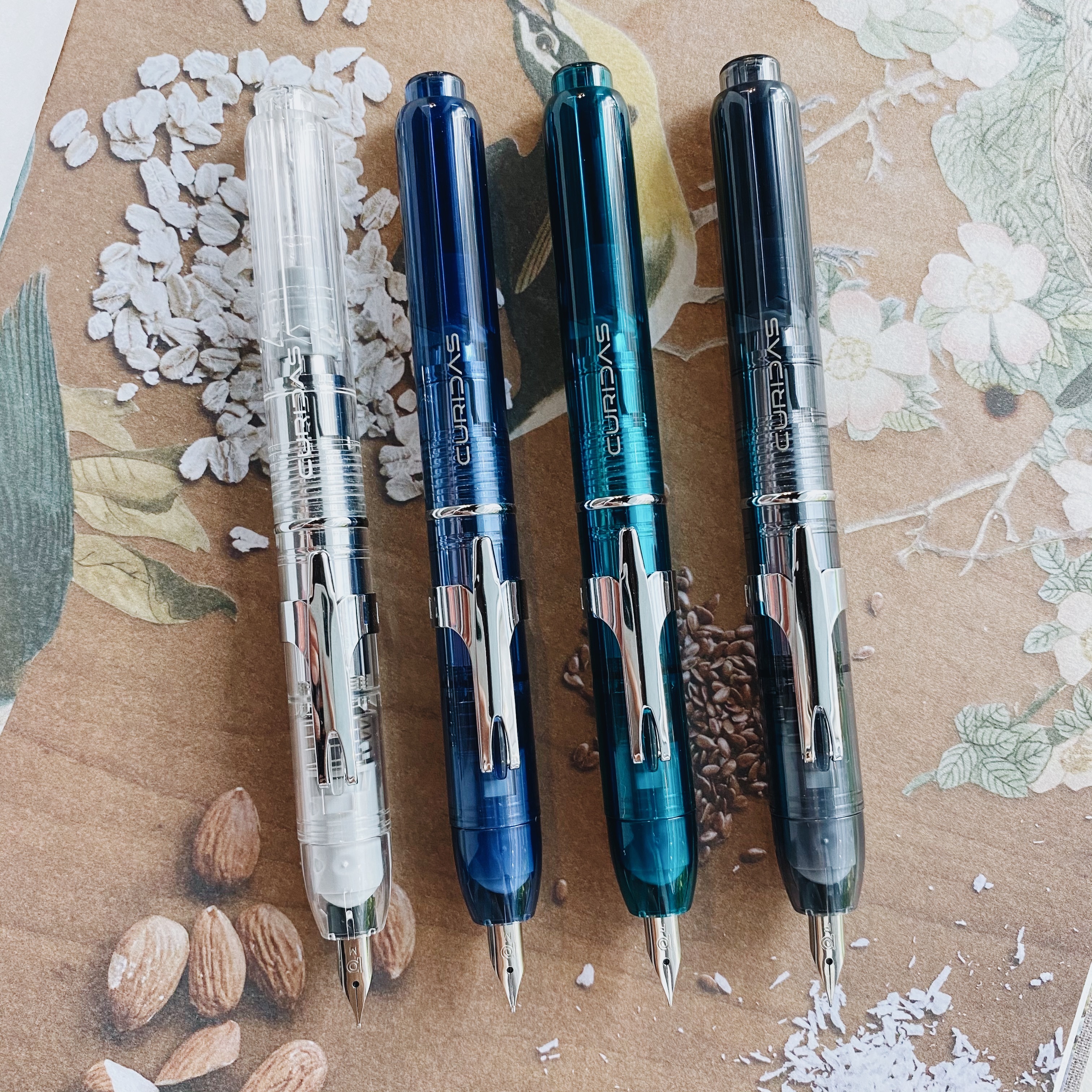 白金 卡里大師 CURIDAS 按壓式鋼筆