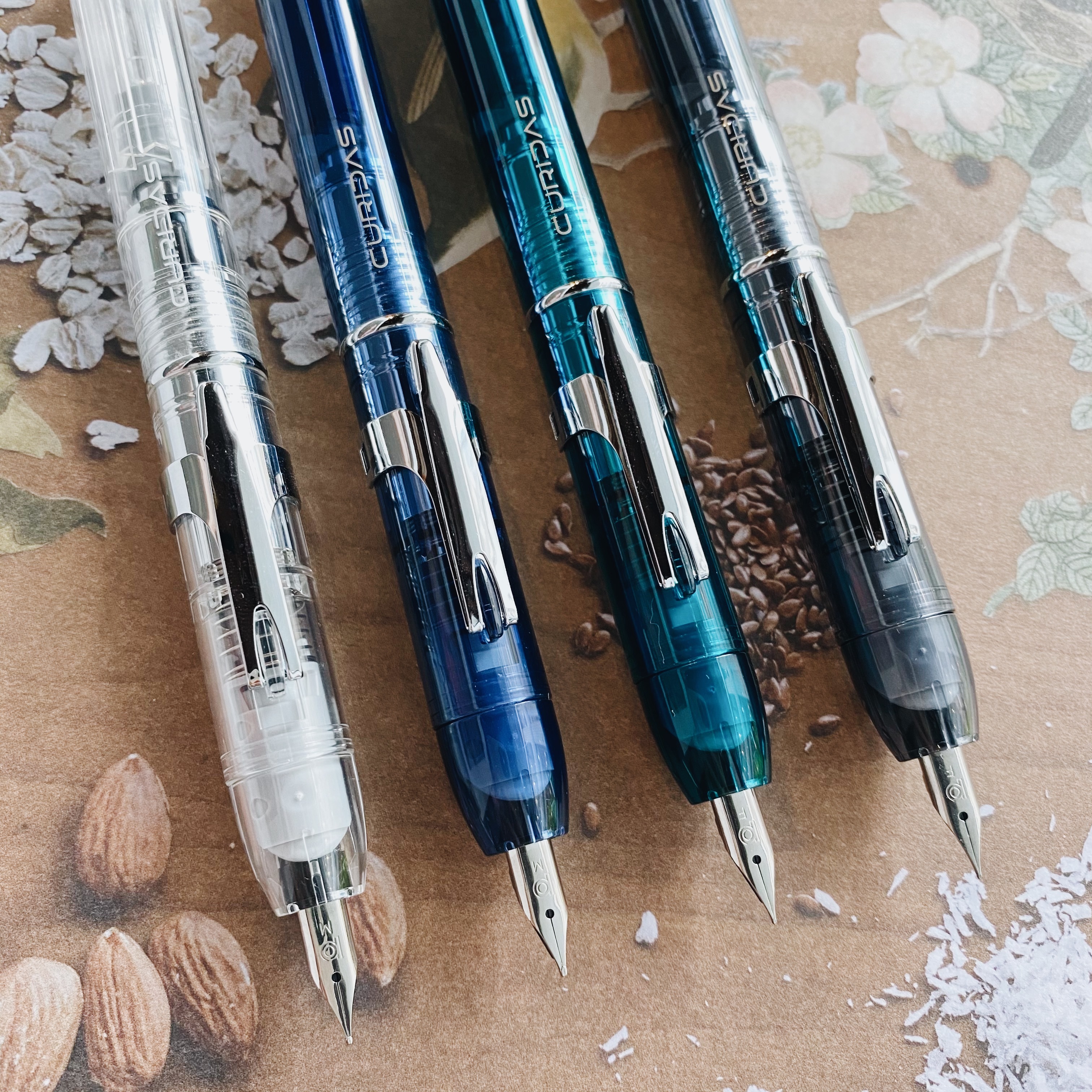 白金 卡里大師 CURIDAS 按壓式鋼筆