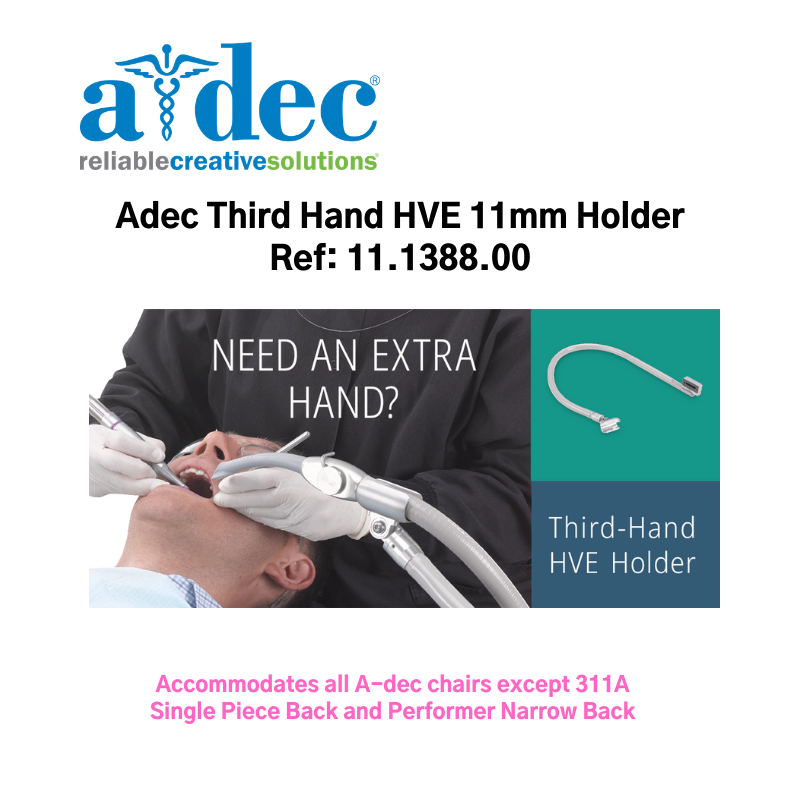 Adec ThirdHand HVE 11mm Holder