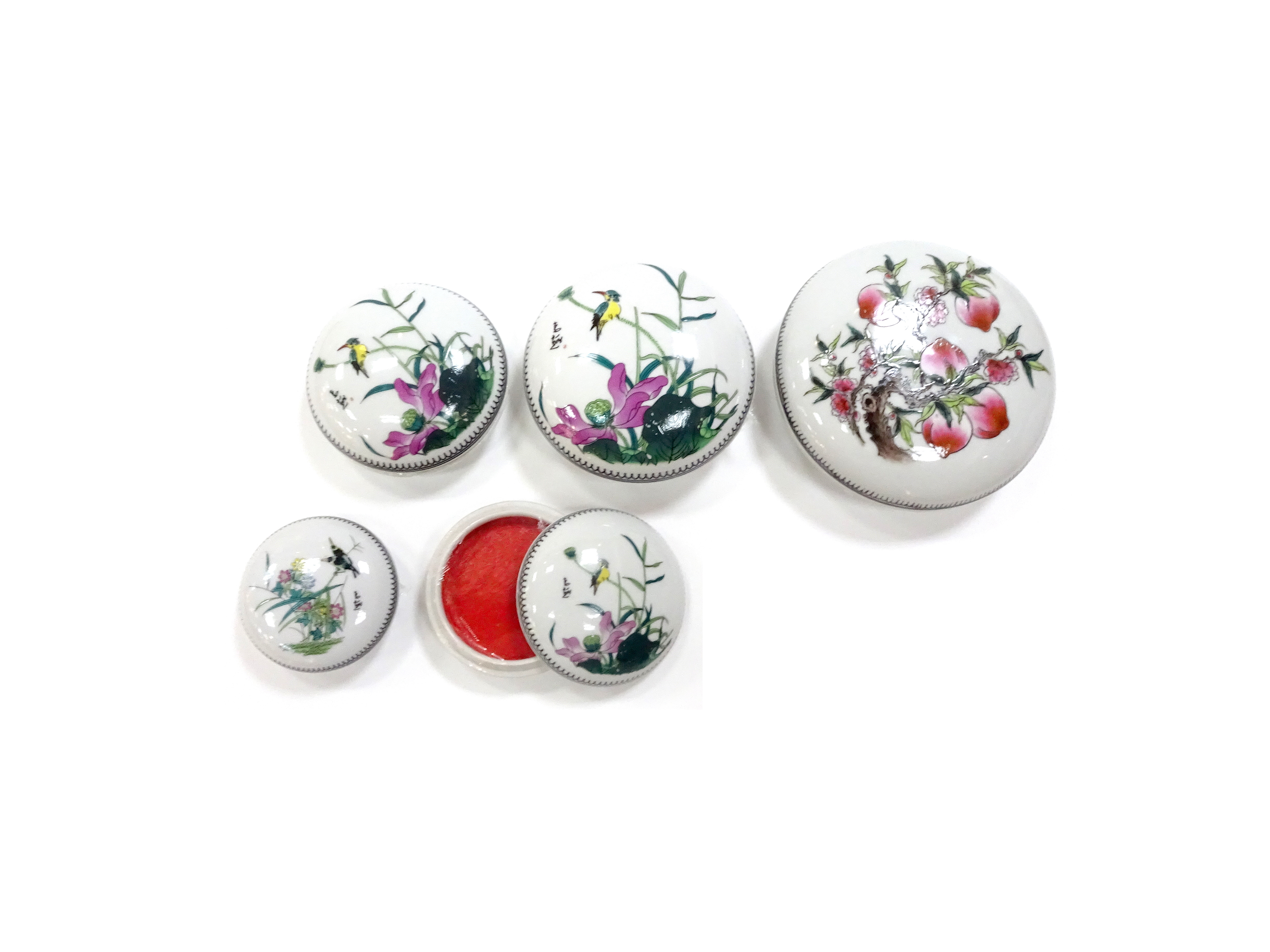 西泠印泥粉彩箭簇硃砂150g