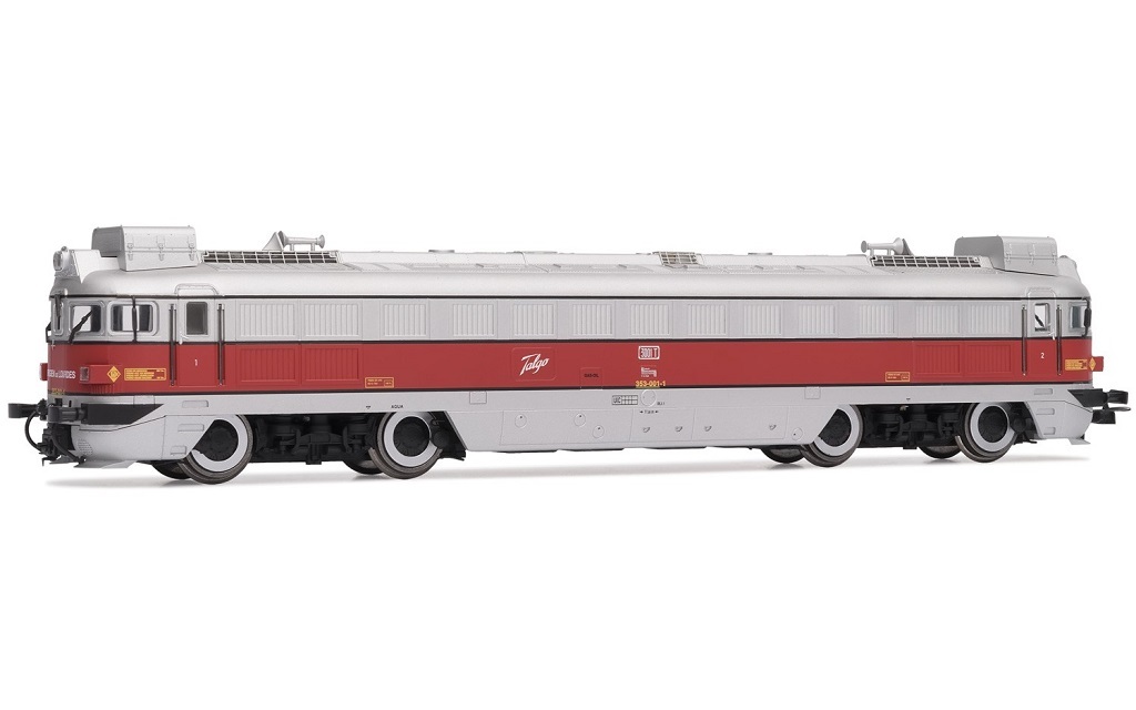 Electrotren E2325S HO規 RENFE  Ep IV 數位音效柴油車.銀+紅