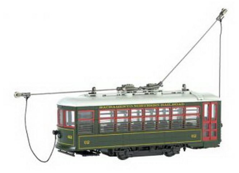 Spectrum 80203 HO規 Birney 數位路面電車.有室內燈