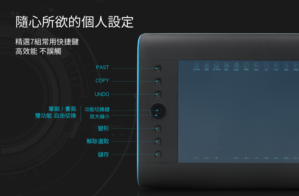 電繪板快捷鍵設定 電繪板快捷鍵設定