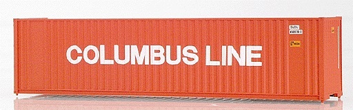 Walthers 933-1720 HO規 Columbus Line 40呎 貨櫃