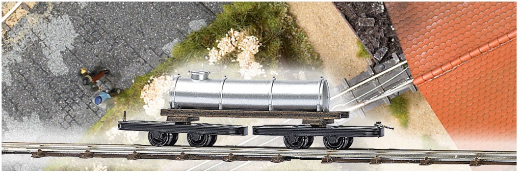 Busch 12220 HOf規 Large Tank Wagon on two Bogies 罐車