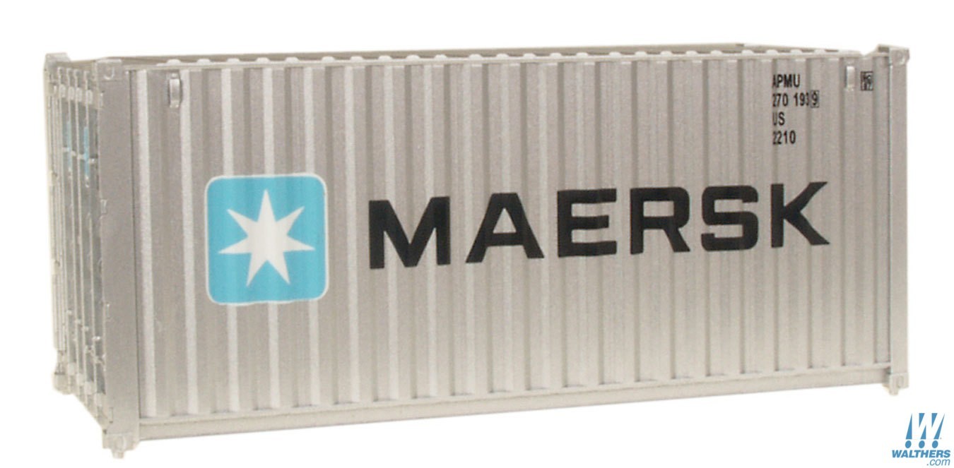 SceneMaster 949-8060 HO規 MAERSK 20呎 貨櫃 銀