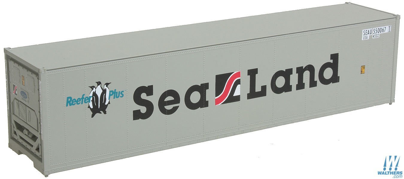 SceneMaster 949-8352 HO規 Sea Land 40呎 冷凍貨櫃 灰
