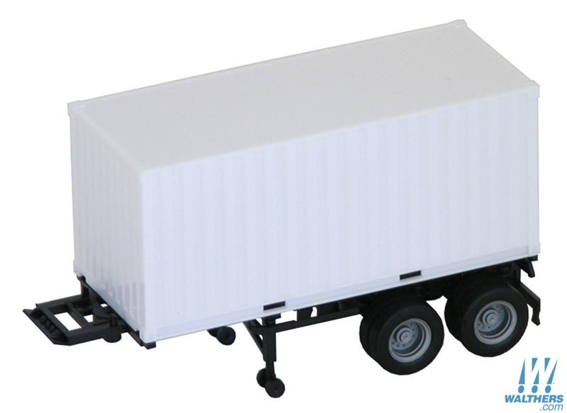 Herpa 326-5442 HO規 20呎 貨櫃+板架