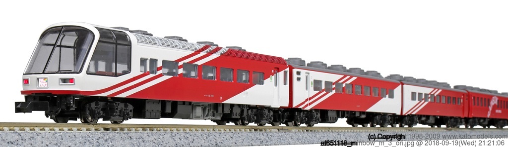 Kato 10-1490 N規 14系 700番台 彩虹特快列車.7輛.無動力