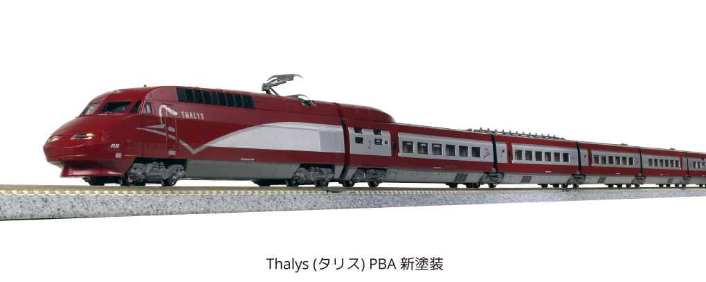 Kato 10-1657 N規  Thalys PBA 新塗裝 電車組.10輛