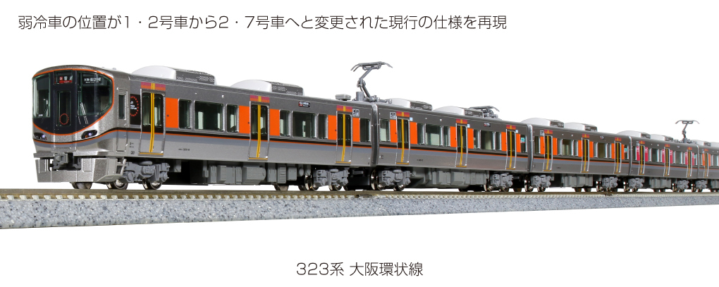 Kato 10-1601 N規 323系 大阪環狀線 電車.4輛組