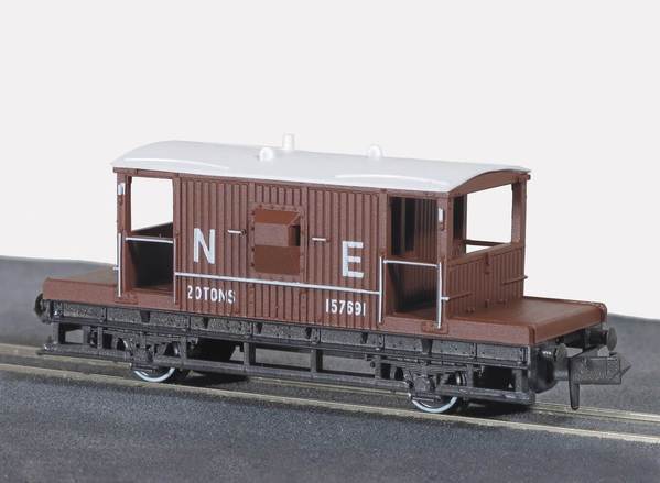 Peco NR-28E N規 Brake Van  NE  bauxite