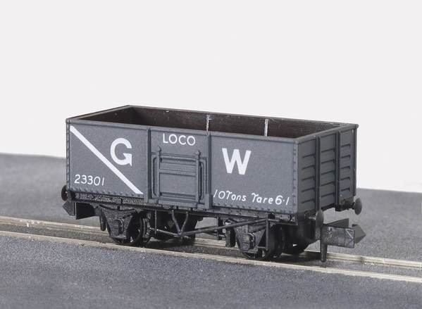 Peco NR-44W N規 GW Coal  Butterley Steel type Wagon grey