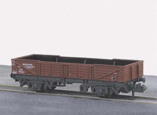 Peco NR-7E N Scale BR Bauxite Ferry Tube Wagon brown