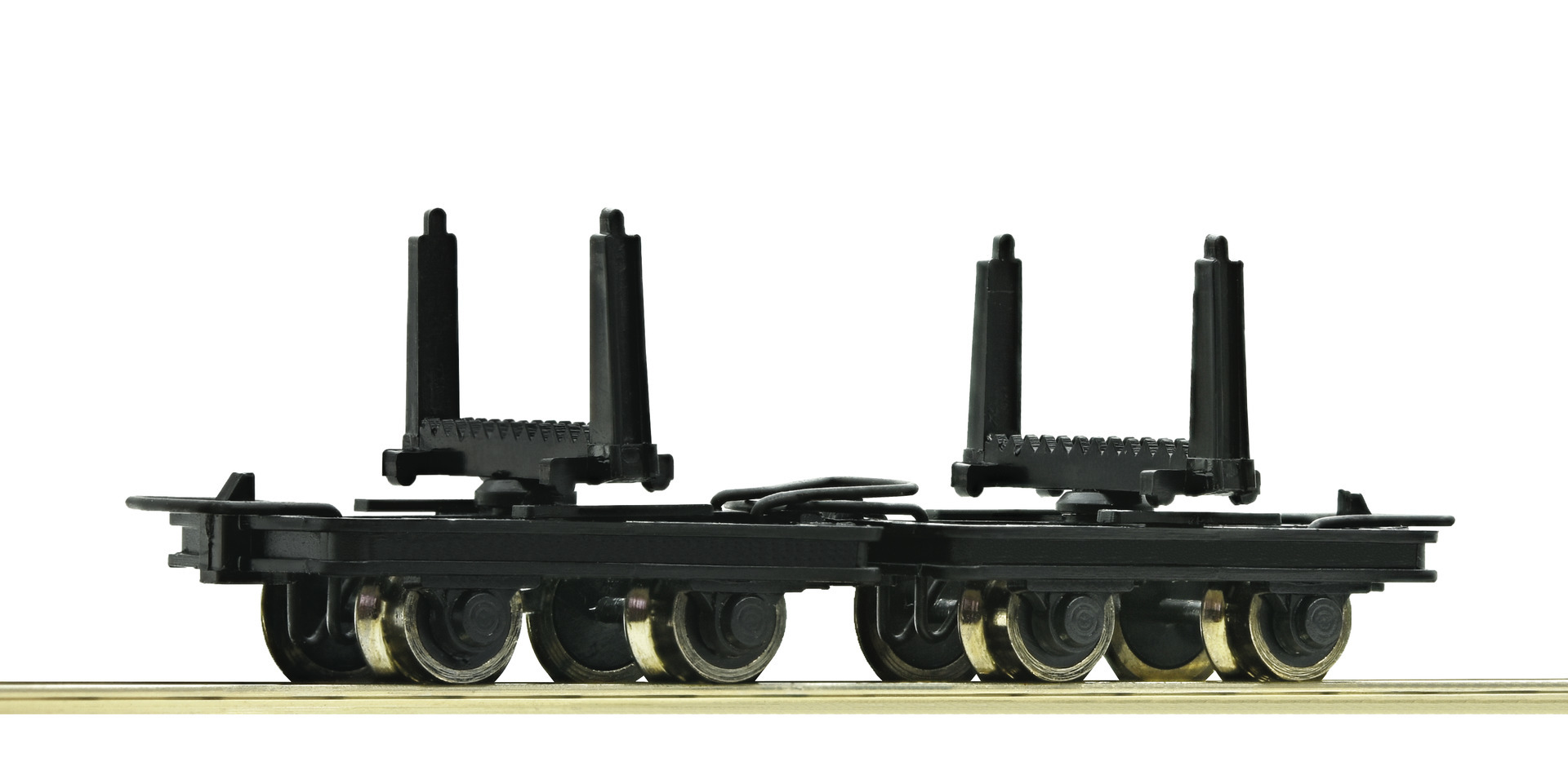 Roco 34602 HOe規 Two-unit pivoted bolster truck set
