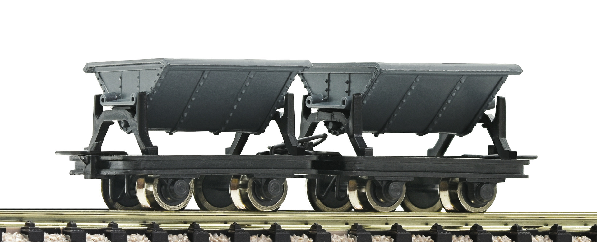 Roco 34600 HOe規 2-unit tipping truck set 2輛傾卸貨車