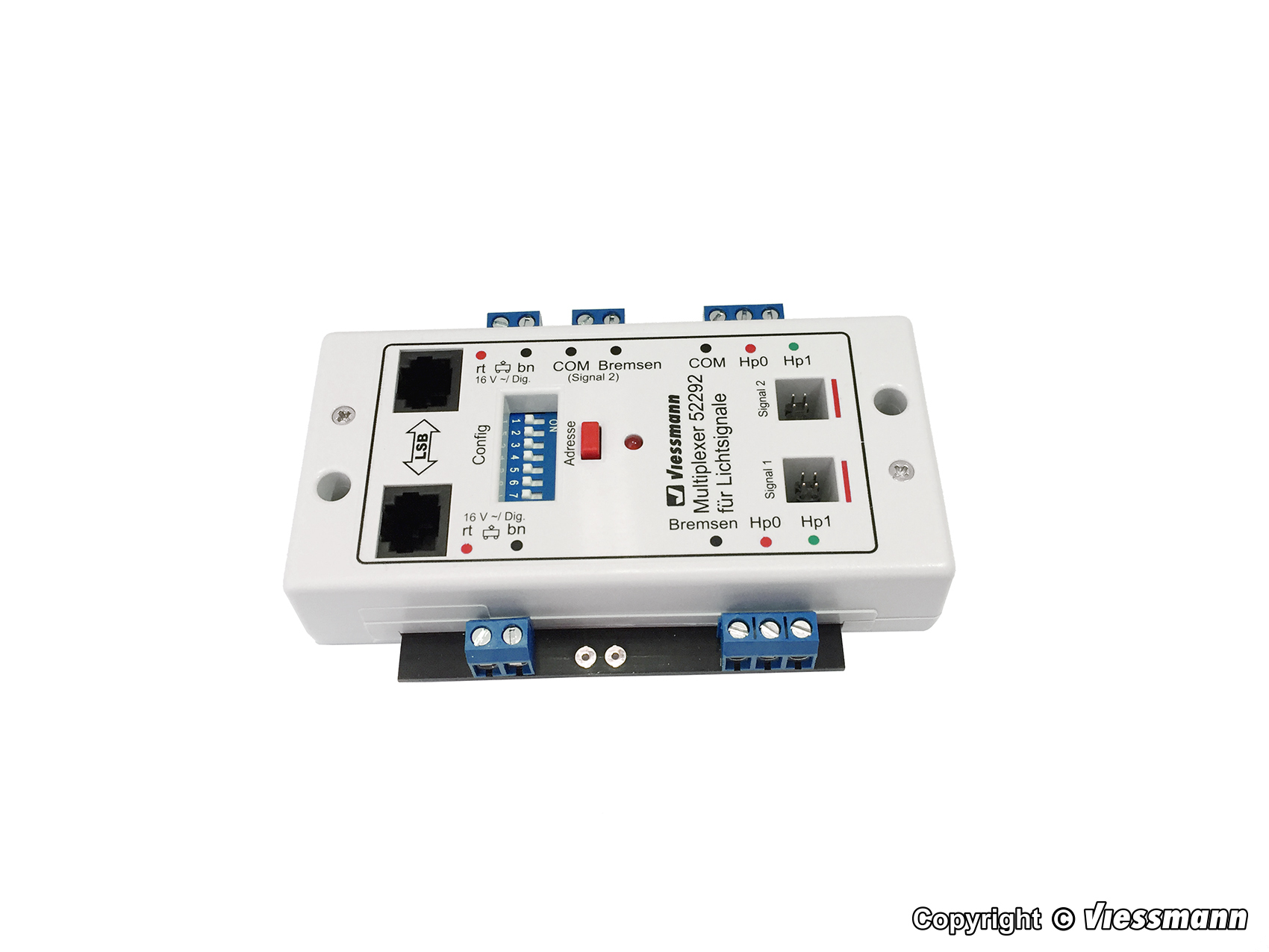 Viessmann 52292 Double multiplexer for 2 colour light signals with multiplex-technology 燈號控制模組
