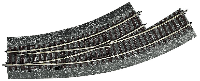 Roco 42556 HO規 R2 358mm 30度 左彎岔軌