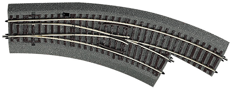 Roco 42559 HO規 R2 358mm 30度 右彎岔軌