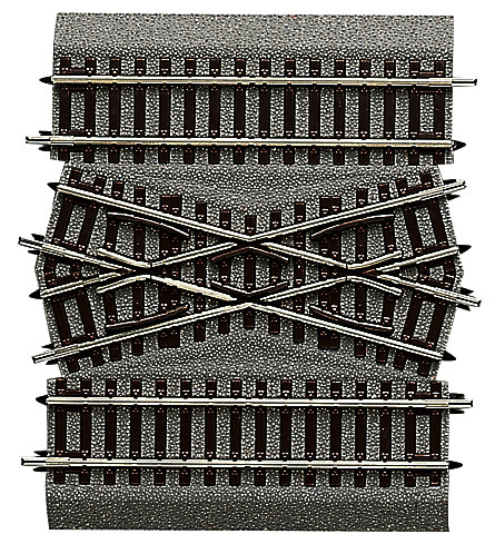 Roco 42598 HO規 長115mm 30度 複線兩渡軌道