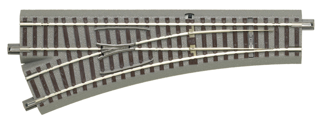 Roco 22.5度 200mm 數位化左岔軌