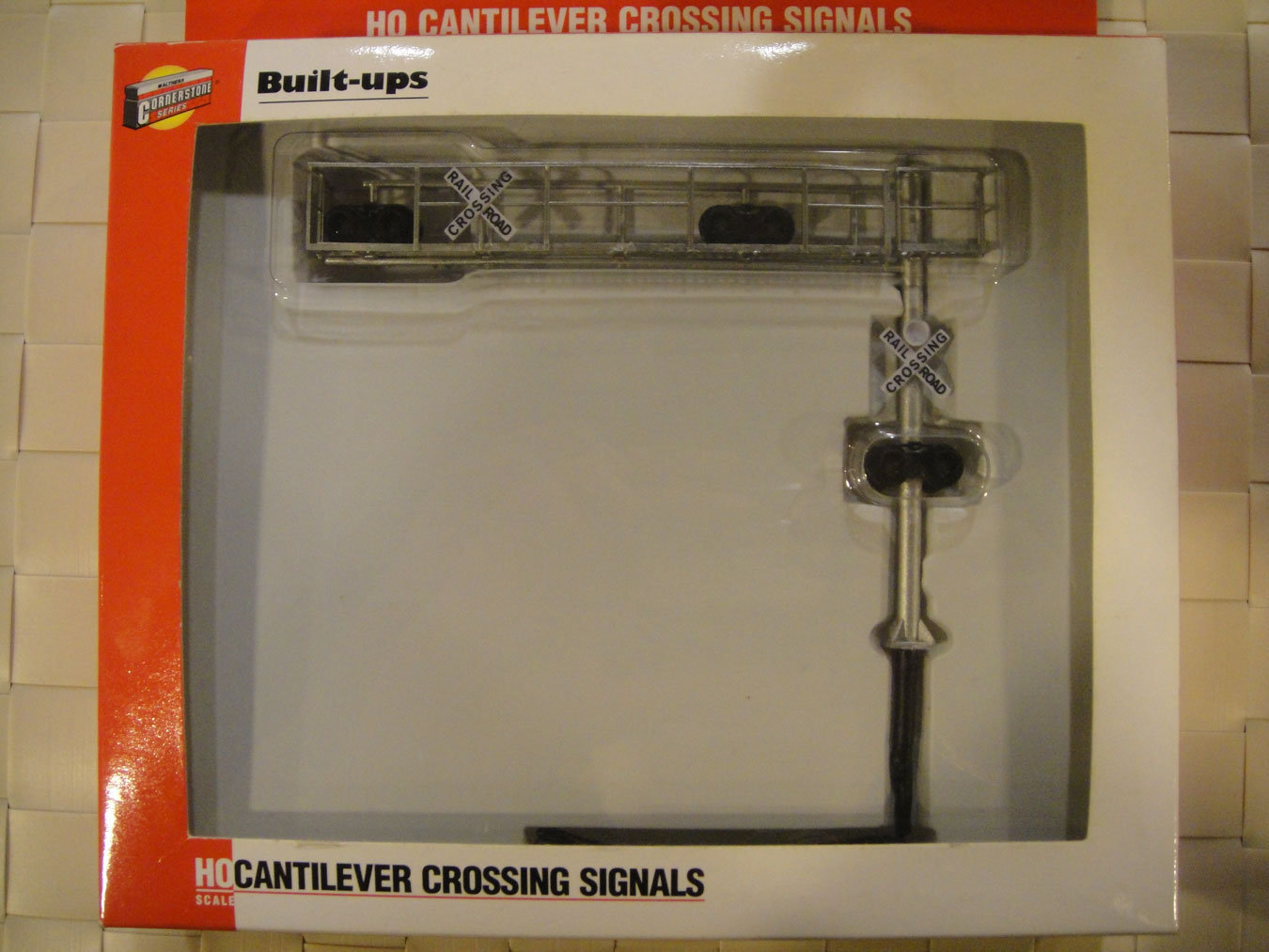 Built-ups 933-2303 HO規 懸臂式平交道燈號 (雙線用.燈會亮)