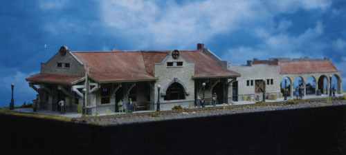 Model Tech Studio N規 火車候車站套件 JN1026