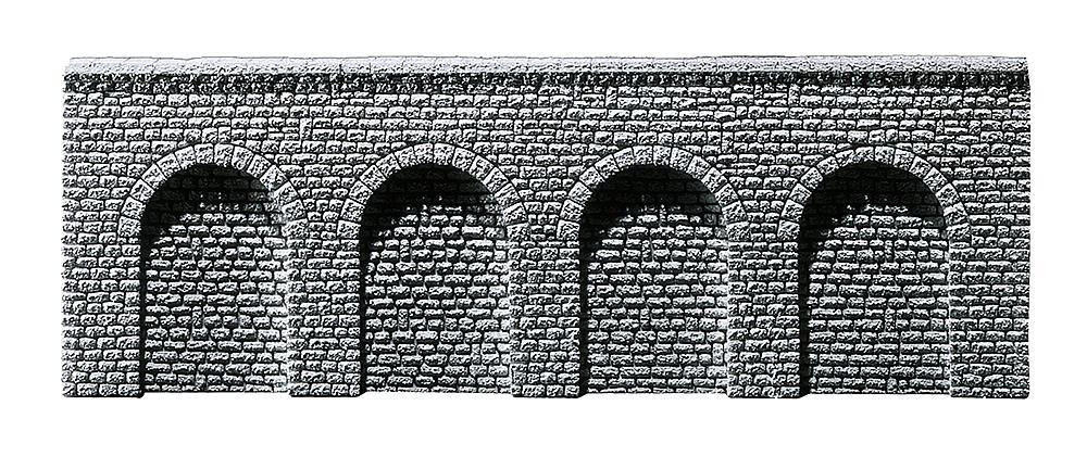 Faller 272640 N規 Decorative sheet Pros arcades, Natural stone ashlars 拱形門擋土牆