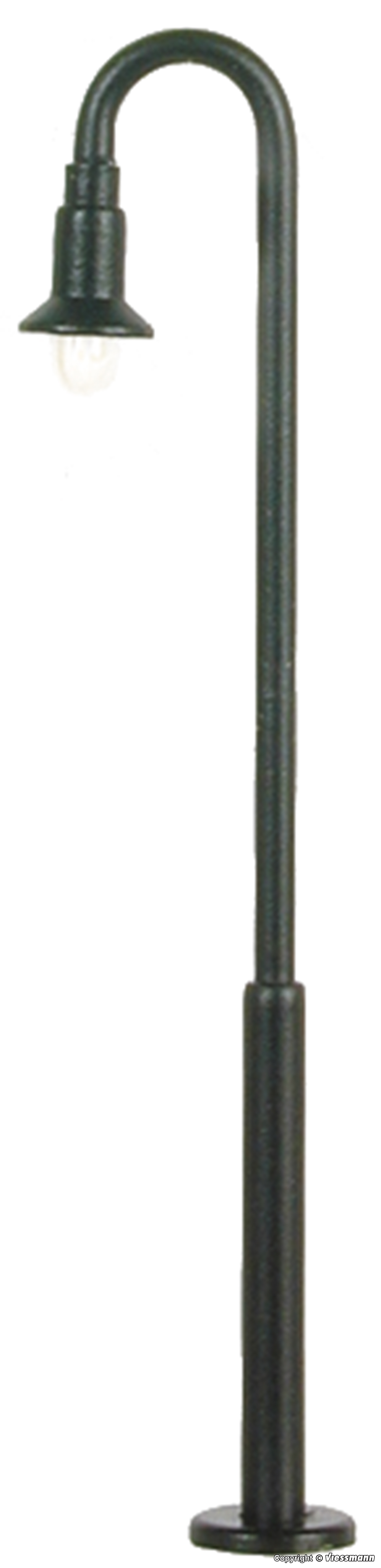 Viessmann 6440 N規 Swan neck lamp 天鵝頸路燈.暖白色