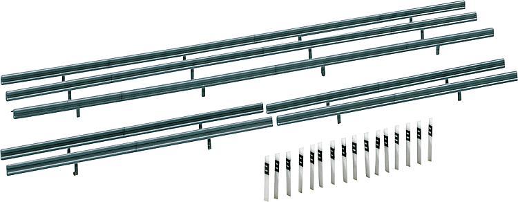 Faller 272452 N規 Crash barriers 40 Marker posts 防撞護欄+標記柱 860 mm