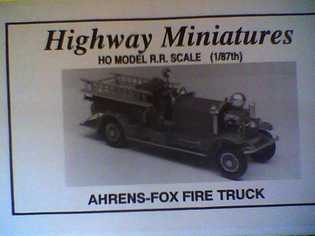 Highway Miniatures 360-208 HO 1913年消防車