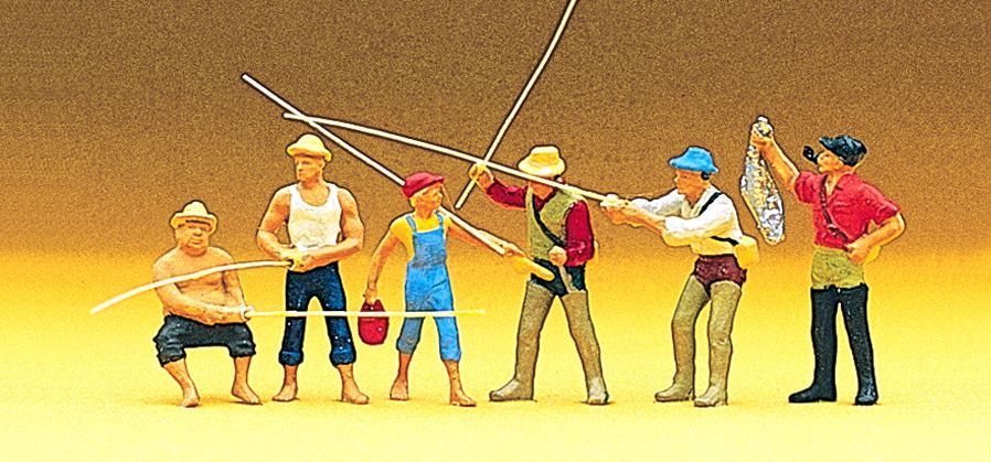 Preiser 10077 HO scale, Fishermen