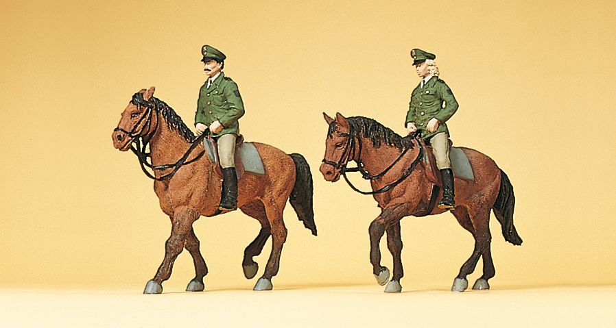 Preiser 10390 HO scale, Police on horseback