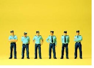 Preiser 25108 HO scale, France police