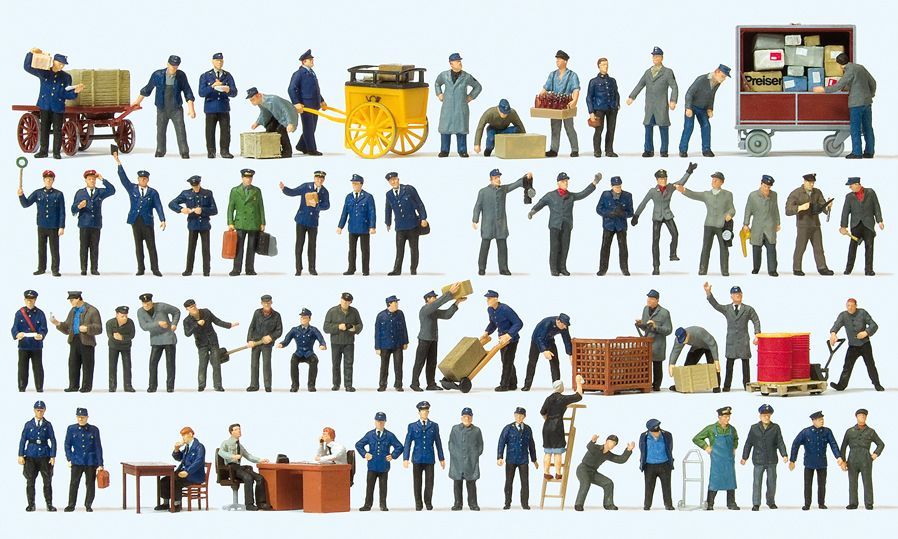 Preiser 13004 工作人偶組