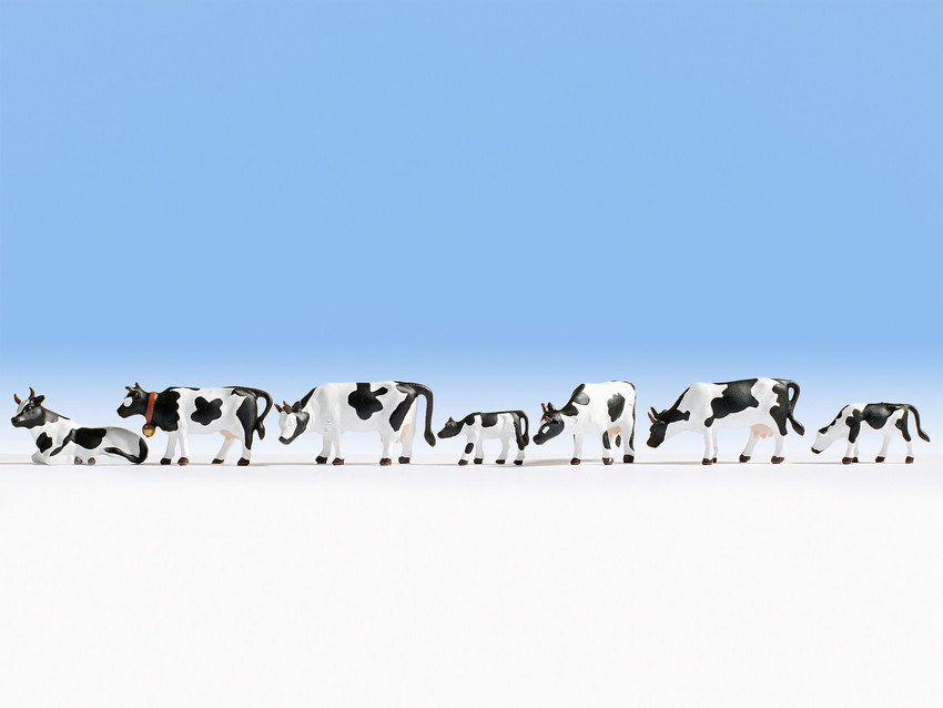 Noch 15721 HO scale, Cows  black-white