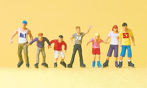 Preiser 10496 HO scale, Inline skates