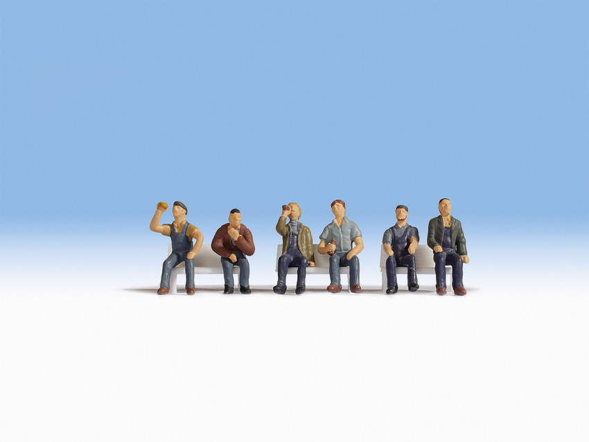 Noch 15278 HO scale, Sitting Workers