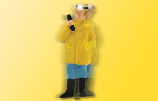 Viessmann 5189 HO規 Miner with walkie-talkie and miners lamp 礦工使用對講機與礦燈