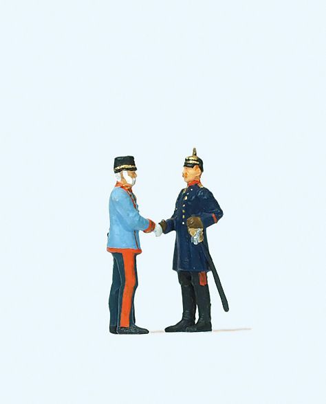 Preiser 29085 HO scale, Emperor Wilhelm II and Emperor Franz Joseph