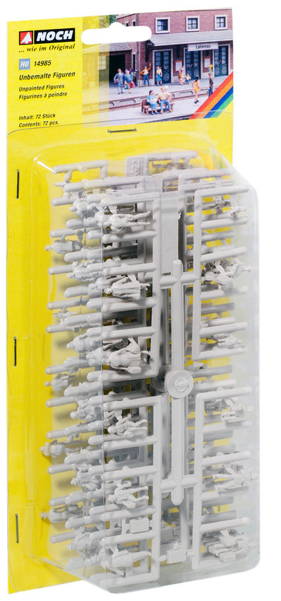 Noch 14985 HO scale, Unpainted Figures