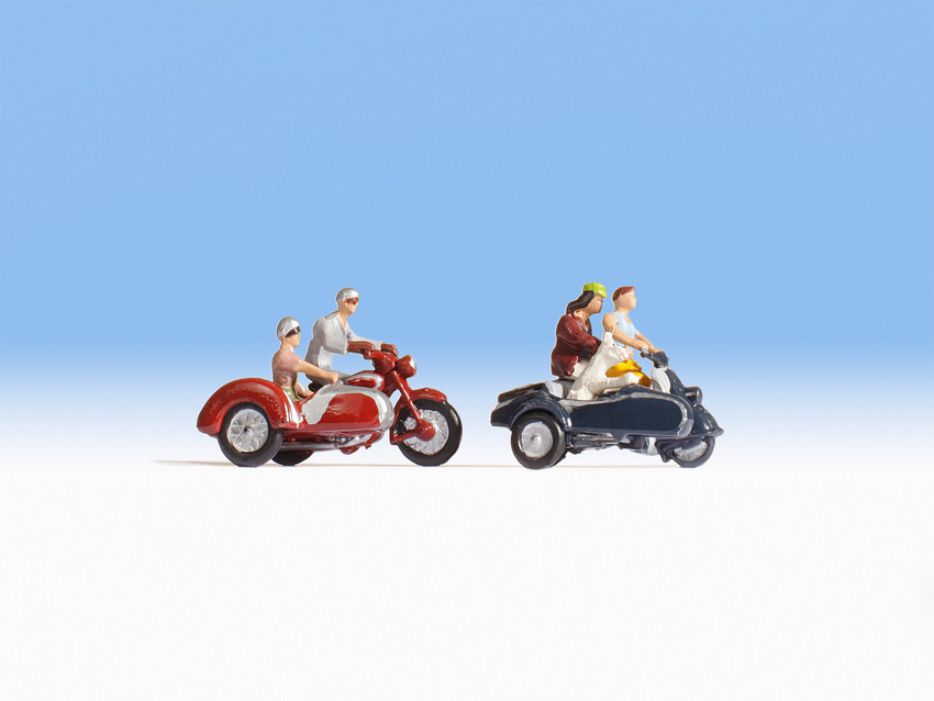 Noch 15905 HO scale, Motorcyclists