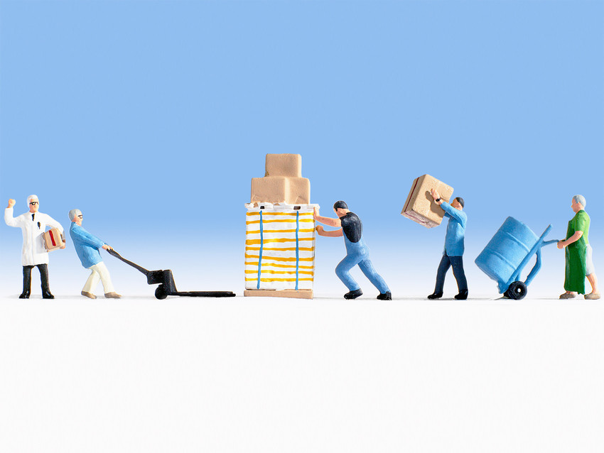 Noch 15038 HO scale, Warehousemen