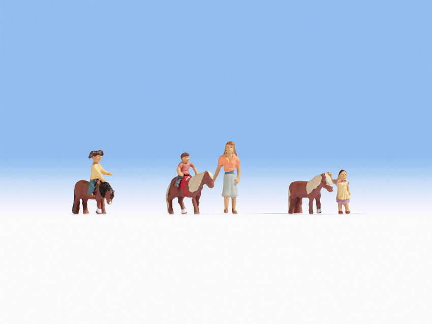 Noch 15635 HO scale, Pony Riding